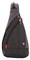 Рюкзак SWISSGEAR с одним плечевым ремнем, черный/серый, 25x15x45 см, 7 л - фото 257472