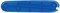 Задняя накладка для ножей VICTORINOX 84 мм, пластиковая, полупрозрачная синяя - фото 257723