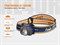 Налобный фонарь Fenix HL40R Cree XP-LHIV2 LED синий - фото 259735