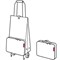 Сумка на колесиках foldabletrolley red - фото 310217