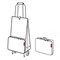 Сумка на колесиках foldabletrolley dots - фото 310617