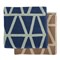 Полотенце жаккардовое банное с авторским дизайном geometry, коричнево-бежевое wild, 70х140 см - фото 312280