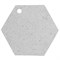 Доска сервировочная из камня elements hexagonal 30 см - фото 316745