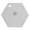 Доска сервировочная из камня elements hexagonal 30 см - фото 316750