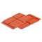 Форма для приготовления вафель waffel classic силиконовая красная - фото 318288