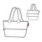 Сумка shopper e1 zebra - фото 318979