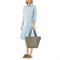 Сумка shopper m olive green - фото 319008