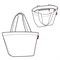 Сумка shopper m olive green - фото 319010