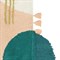 Ковер из хлопка с геометрическим принтом, бахромой и кисточками из коллекции ethnic, 200х300 см - фото 320001