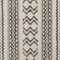 Ковер из хлопка с контрастным орнаментом и бахромой из коллекции ethnic, 70х160 см - фото 320089