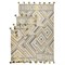 Ковер из хлопка с контрастным узором и кисточками из коллекции ethnic, 120х180 см - фото 320134