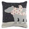 Чехол на подушку вязаный с новогодним рисунком polar bear из коллекции new year essential, 45х45 см - фото 321912