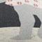 Чехол на подушку вязаный с новогодним рисунком polar bear из коллекции new year essential, 45х45 см - фото 321916
