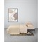 Покрывало легкое из хлопка бежевого цвета с контрастной каймой из коллекции essential, 230х250 см - фото 322528