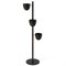 Подставка для цветов floristand planter с горшками 3 шт, темный орех - фото 325192