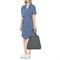 Сумка складная mini maxi shopper signature black - фото 326087