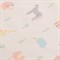 Простыня на резинке из сатина с принтом animalia world из коллекции tiny world, 60х120х20 см - фото 327996
