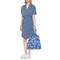 Сумка складная mini maxi shopper batik strong blue - фото 329152