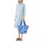 Сумка shopper m batik strong blue - фото 329160