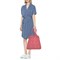 Сумка складная mini maxi shopper signature red - фото 329179