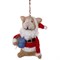 Игрушка мягкая подвесная "Мышь Санта", L11 W5 H12 см/L11 W5 H11 см - фото 329443