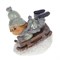 Фигурка декоративная "Ребенок на санках", L9 W5 H9 см, 2в. - фото 330643