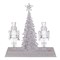 Фигурка декоративная с подсветкой "Щелкунчики с ёлкой", L22 W8 H23 см, (3хААА не прилаг.) - фото 331311