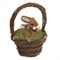 Фигурка декоративная  "Заяц в корзине",  L16 W16 H27 см - фото 331669