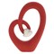 Фигурка декоративная "Сердце", L14 W3,5 H19 см - фото 337551