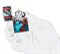 Зажигалка Zippo Tristan Eaton с покрытием White Matte, латунь/сталь, разноцветная, 38x13x57 мм - фото 354371