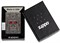 Зажигалка ZIPPO Armor™ Crystal с покрытием High Polish Black Ice®, латунь/сталь, чёрная, 38x13x57 мм - фото 354410