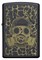 Зажигалка ZIPPO Skull Gas Mask с покрытием Black Matte, латунь/сталь, чёрная, матовая, 38x13x57 мм - фото 354495