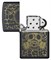 Зажигалка ZIPPO Skull Gas Mask с покрытием Black Matte, латунь/сталь, чёрная, матовая, 38x13x57 мм - фото 354497