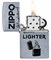 Зажигалка ZIPPO Zippo Windproof с покрытием Street Chrome™, латунь/сталь, серебристая, 38x13x57 мм - фото 354508