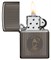Зажигалка ZIPPO Founder's Day с покрытием Black Ice®, латунь/сталь, чёрная, глянцевая, 38x13x57 мм - фото 354532