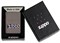 Зажигалка ZIPPO Zippo Design с покрытием Black Ice®, латунь/сталь, чёрная, глянцевая, 38x13x57 мм - фото 354543