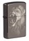 Зажигалка ZIPPO Lion Design с покрытием Black Ice®, латунь/сталь, чёрная, глянцевая, 38x13x57 мм - фото 354566