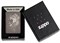 Зажигалка ZIPPO Lion Design с покрытием Black Ice®, латунь/сталь, чёрная, глянцевая, 38x13x57 мм - фото 354571