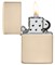 Зажигалка ZIPPO Classic с покрытием Flat Sand, латунь/сталь, бежевая, матовая, 38x13x57 мм - фото 354576
