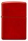 Зажигалка ZIPPO Classic с покрытием Metallic Red, латунь/сталь, красная, матовая, 38x13x57 мм - фото 354635