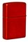 Зажигалка ZIPPO Classic с покрытием Metallic Red, латунь/сталь, красная, матовая, 38x13x57 мм - фото 354639