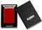 Зажигалка ZIPPO Classic с покрытием Metallic Red, латунь/сталь, красная, матовая, 38x13x57 мм - фото 354643