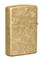 Зажигалка ZIPPO Classic с покрытием Tumbled Brass, латунь/сталь, золотистая, матовая, 38x13x57 мм - фото 354669