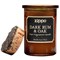 Ароматизированная свеча ZIPPO Dark Rum & Oak, воск/хлопок/кора древесины/стекло, 70x100 мм - фото 354739