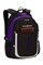 Рюкзак SWISSGEAR, чёрный/фиолетовый/серебристый, полиэстер 600D, 32х15х45 см, 22 л - фото 355102