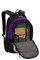 Рюкзак SWISSGEAR, чёрный/фиолетовый/серебристый, полиэстер 600D, 32х15х45 см, 22 л - фото 355103