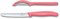 Набор из 2 ножей VICTORINOX Swiss Classic: нож для овощей и столовый нож 11 см, малиновая рукоять - фото 355434