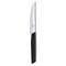 Нож для стейка и пиццы VICTORINOX Swiss Modern, 12 см, с волнистой кромкой, чёрный - фото 355456