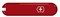 Передняя накладка для ножей VICTORINOX 58 мм, пластиковая, красная - фото 355595