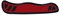 Передняя накладка для ножей VICTORINOX 111 мм, нейлоновая, красно-чёрная - фото 355610